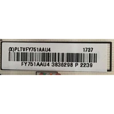 KIT DE TARJETAS PARA TV SHARP / MAIN 756TXHCB0QK026 / 715G7228-M01-002-004Y / FUENTE PLTVFY751AAU4 / 715G8095-P01-000-003S / T-CON 5550T15C07 / T430HVN01.0 / PANEL TPT500J1-HNV07.U / MODELO LC-50LB481U - Imagen 3